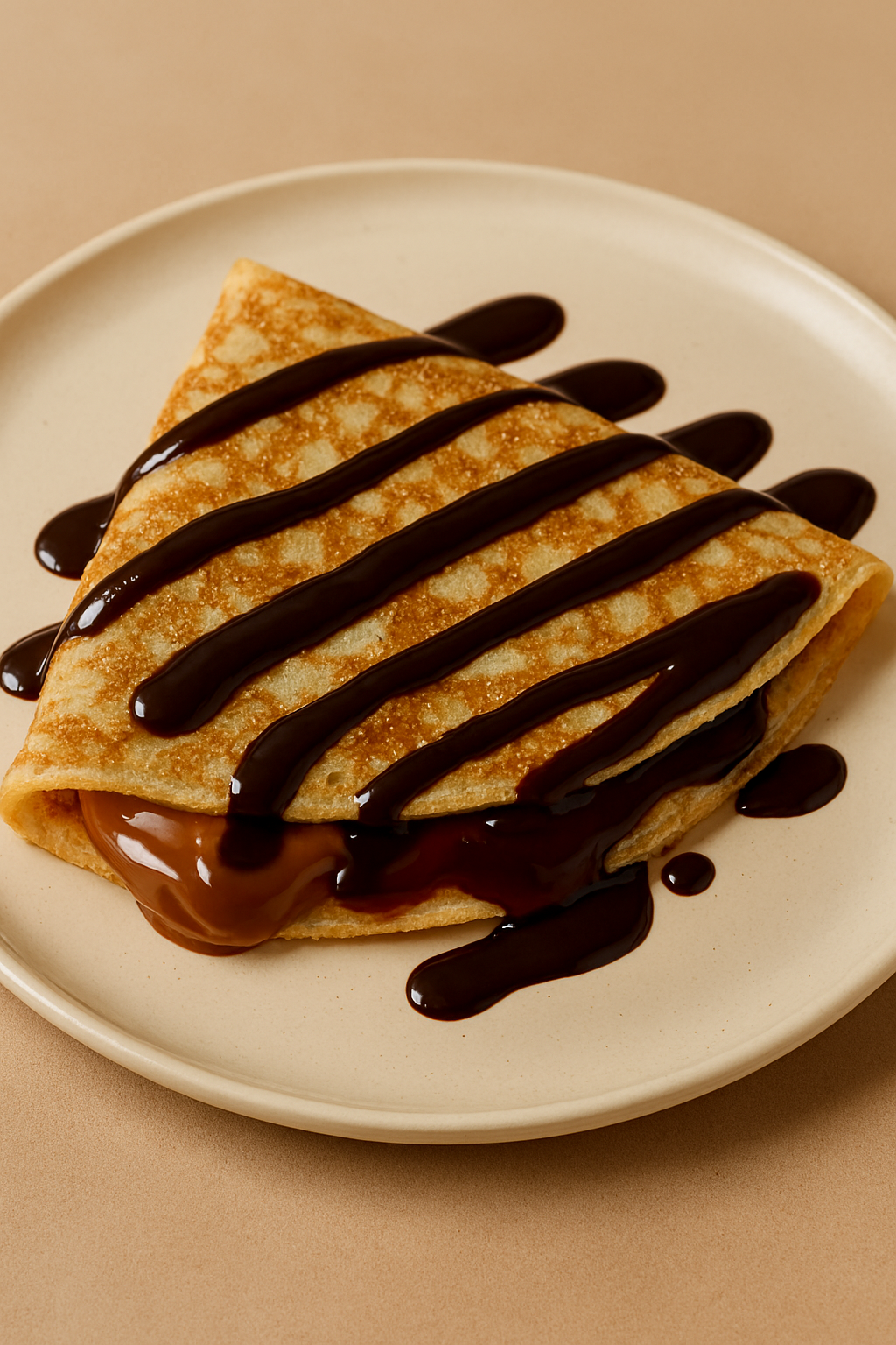 Panqueque con dulce de leche